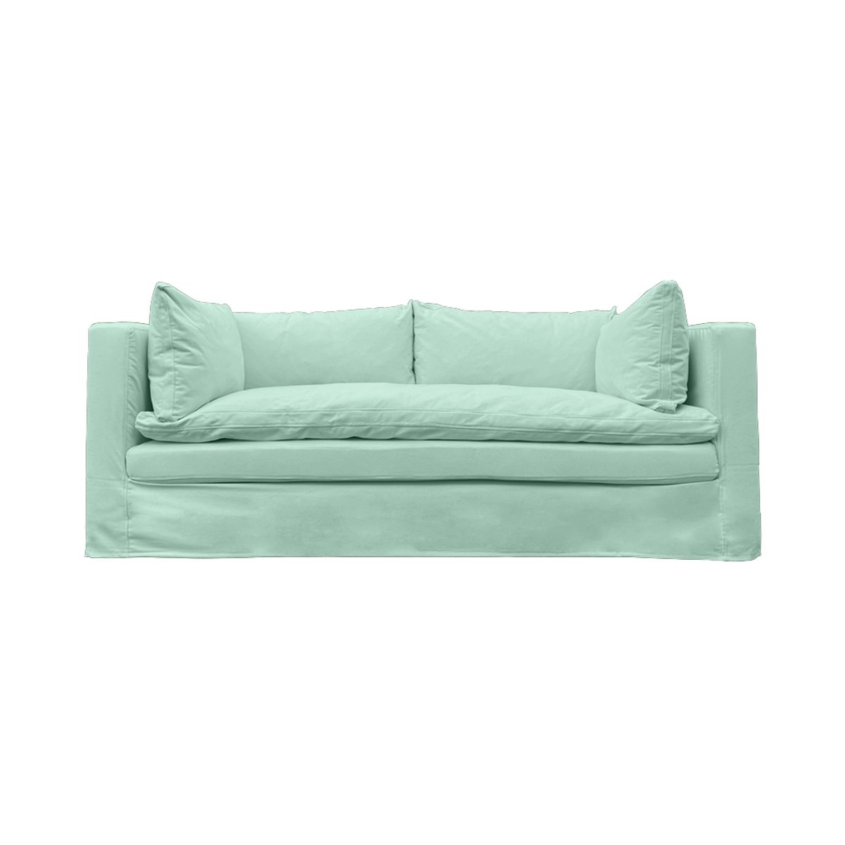 SOFAS HOME - SOFA PUELO LINO AGUA 3C