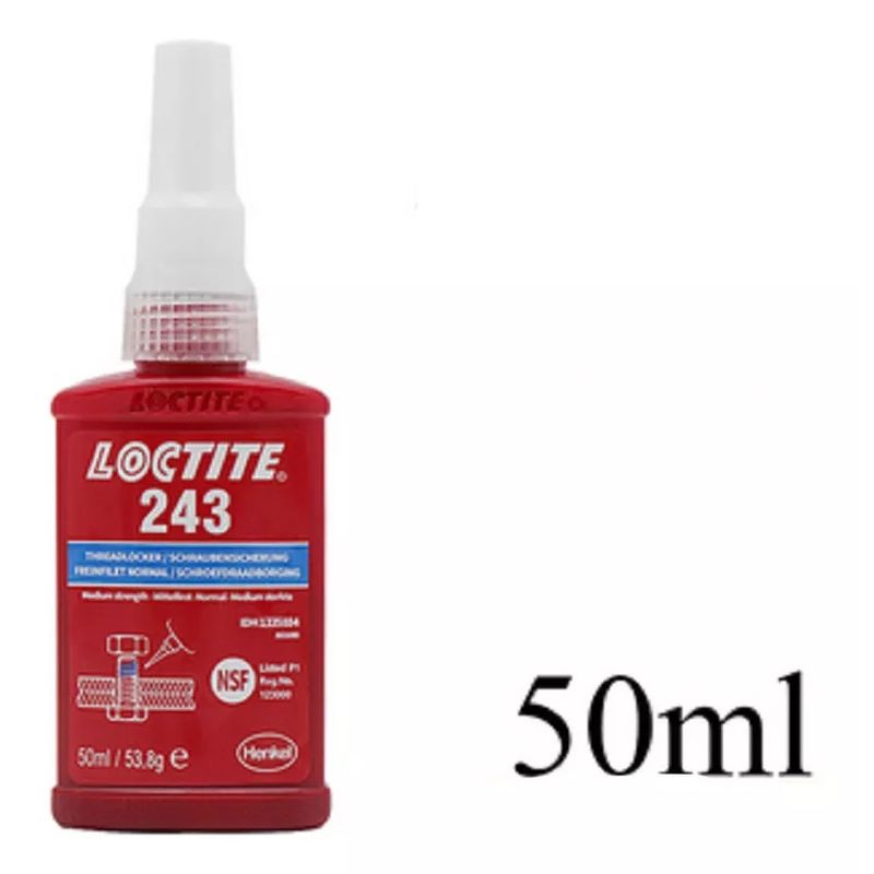 LOCTITE - Loctite 243 Traba Perno Azul 50ml Viscosidad: 1300/3000
