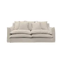 SOFAS HOME - SOFA PUANGUE LINO HUESO 3C