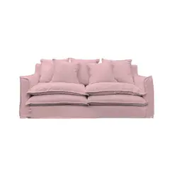 SOFAS HOME - SOFA PUANGUE LINO PALO ROSA 3C