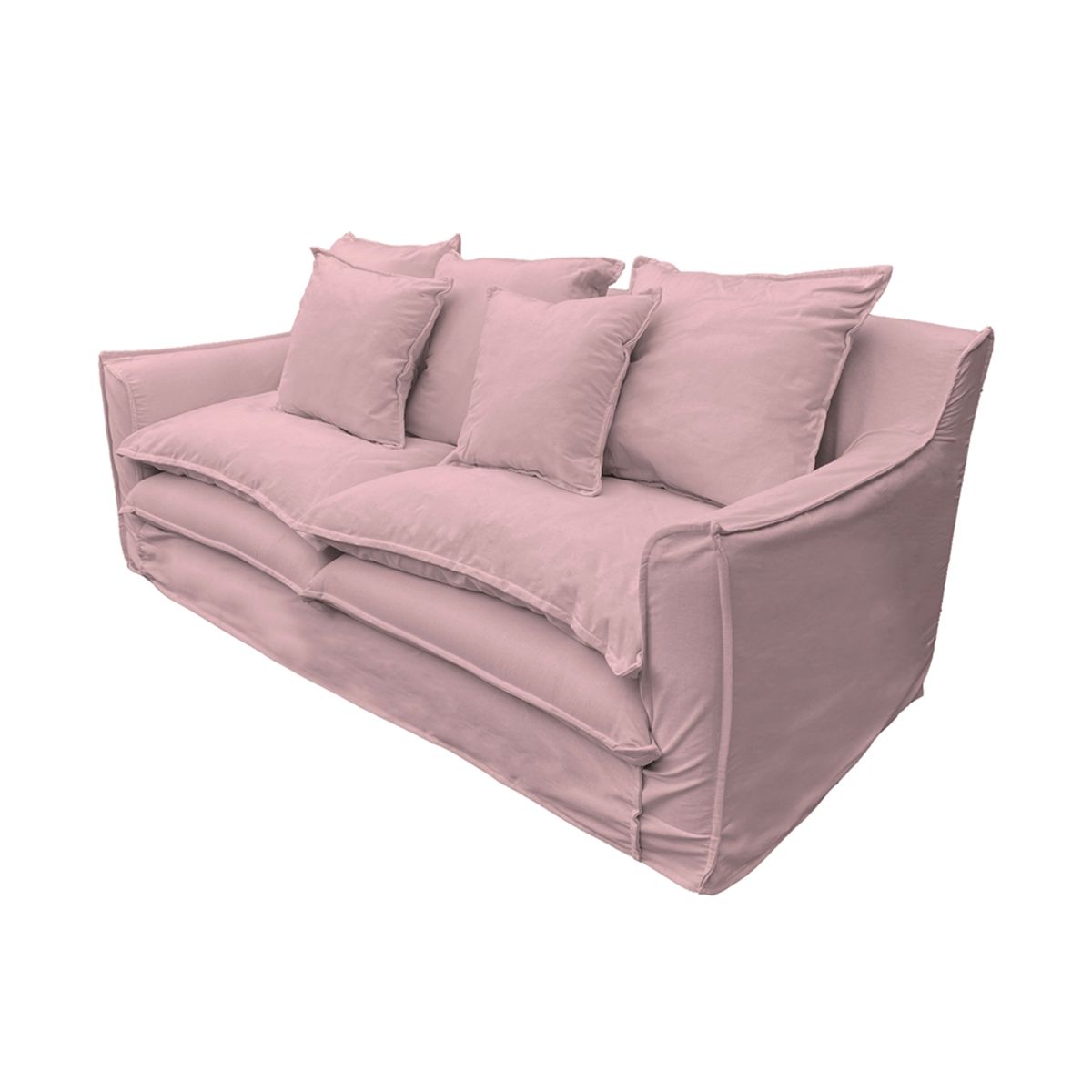 SOFAS HOME - SOFA PUANGUE LINO PALO ROSA 3C
