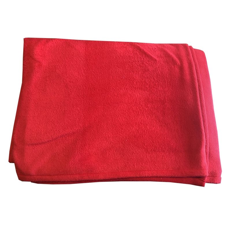 REHUCE - Frazada de polar single - Rojo