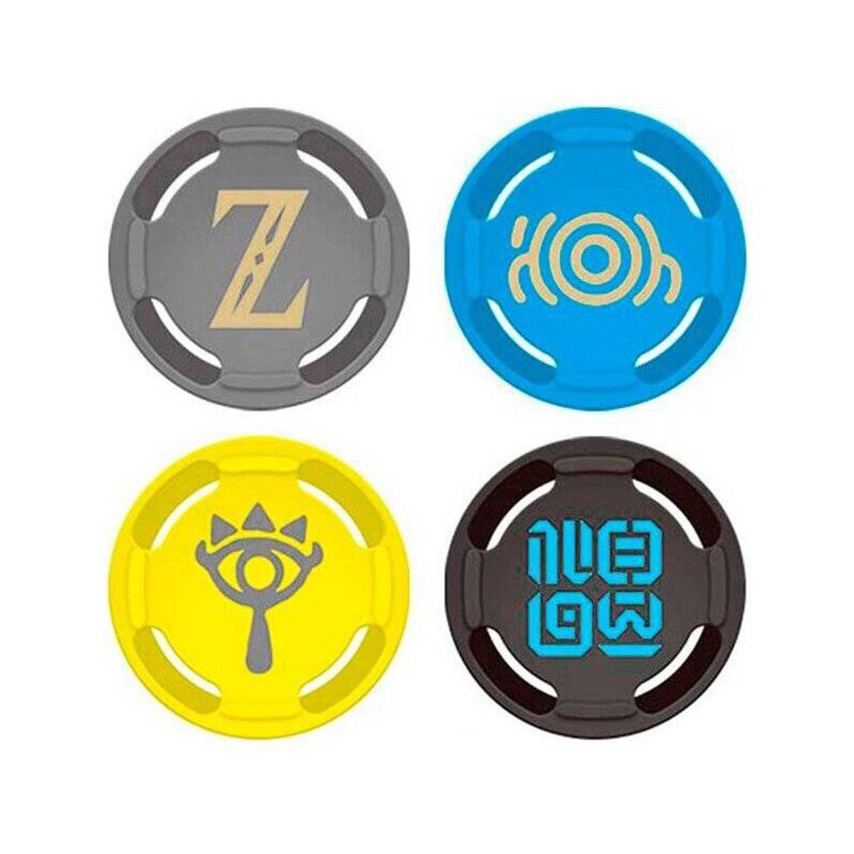 GENERICO - X4 Protectores Zelda Joycon Thumb Grips Silicon Nintendo Switch…