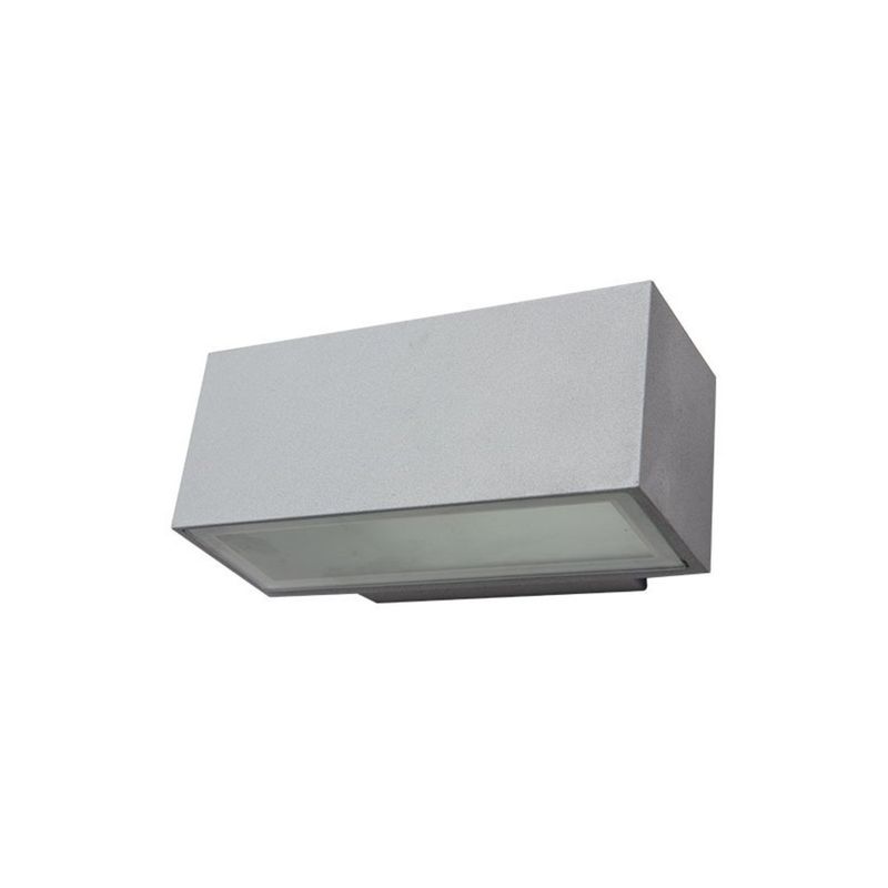LUTEC - Aplique Bidireccional Ip54 Gris E27 LUTEC