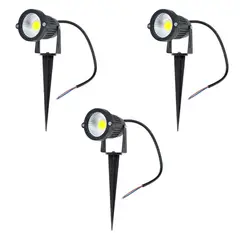 HB LEDS - Pack 3 Foco LED Estaca Jardín 6W RGB