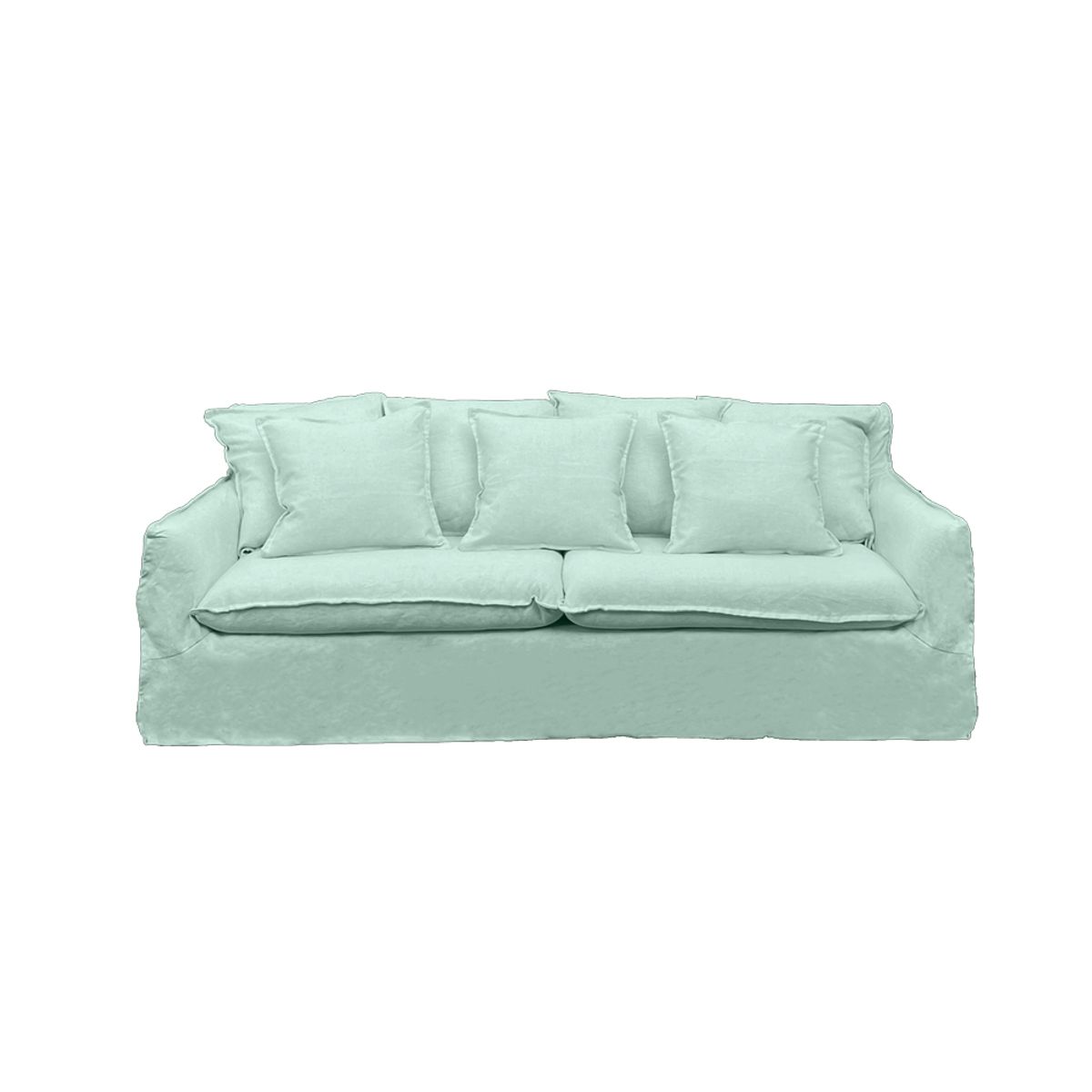 SOFAS HOME - SOFA PALENA CHENILLE AGUA 3C