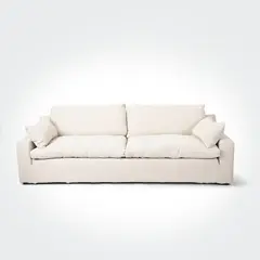 MILK - Sofá 3 Cuerpos Jacques Crudo