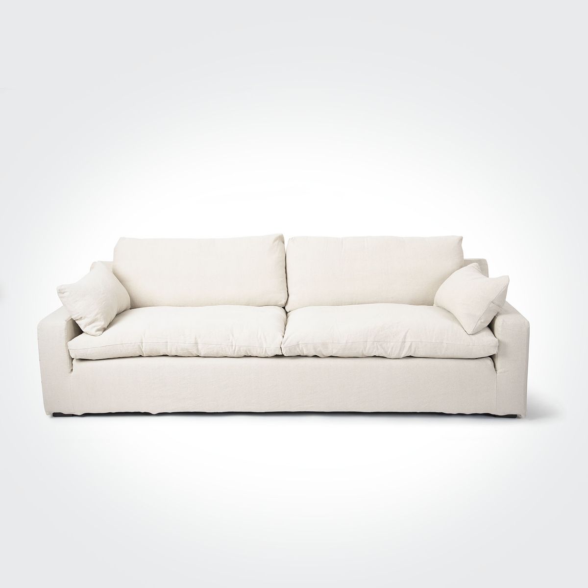 MILK - Sofá 3 Cuerpos Jacques Crudo
