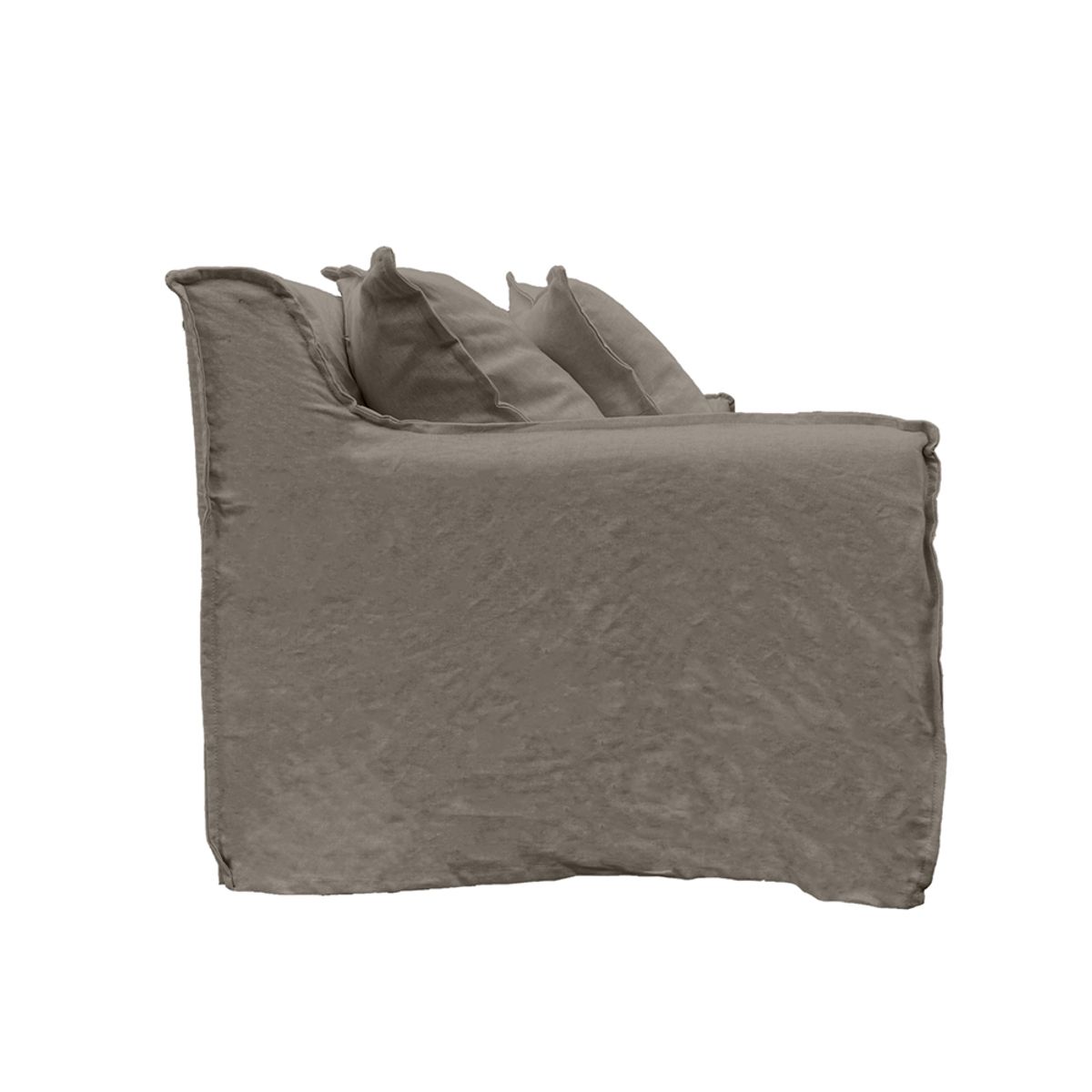 SOFAS HOME - SOFA PALENA CHENILLE GRIS PIEDRA 3C