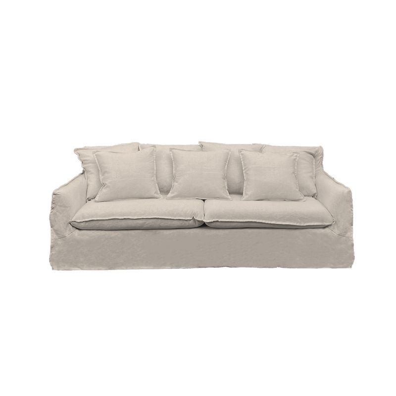 SOFAS HOME - SOFA PALENA CHENILLE HUESO 3C