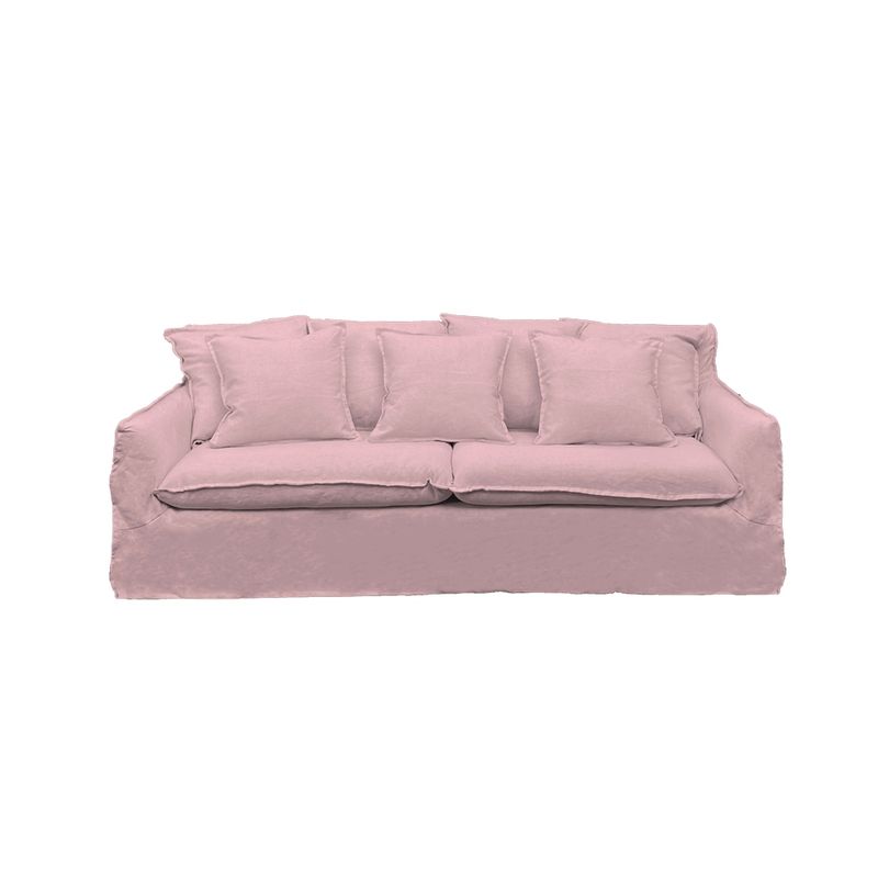 SOFAS HOME - SOFA PALENA CHENILLE PALO ROSA 3C