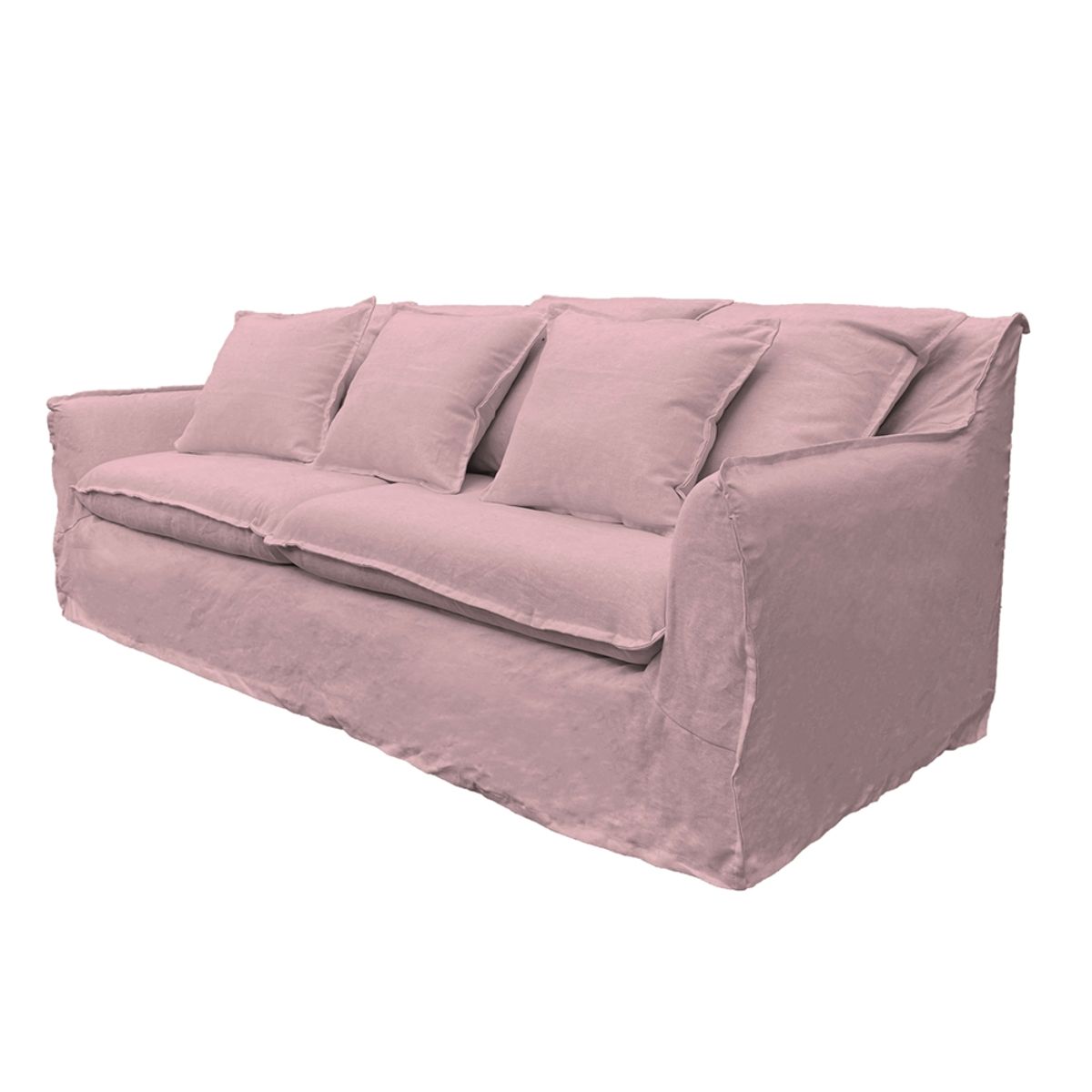 SOFAS HOME - SOFA PALENA CHENILLE PALO ROSA 3C