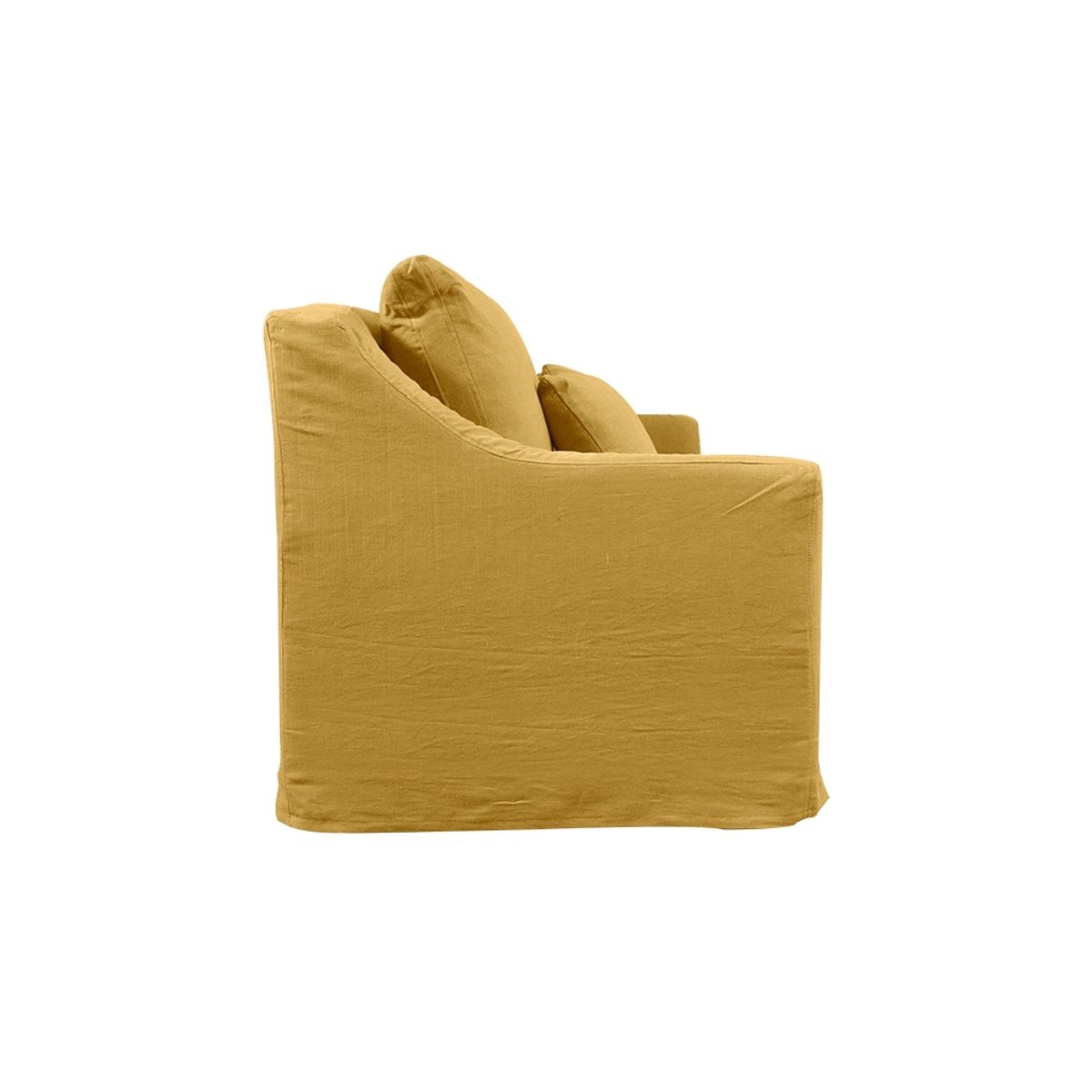 SOFAS HOME - SOFA LIRCAY CHENILLE AZAFRAN 3C