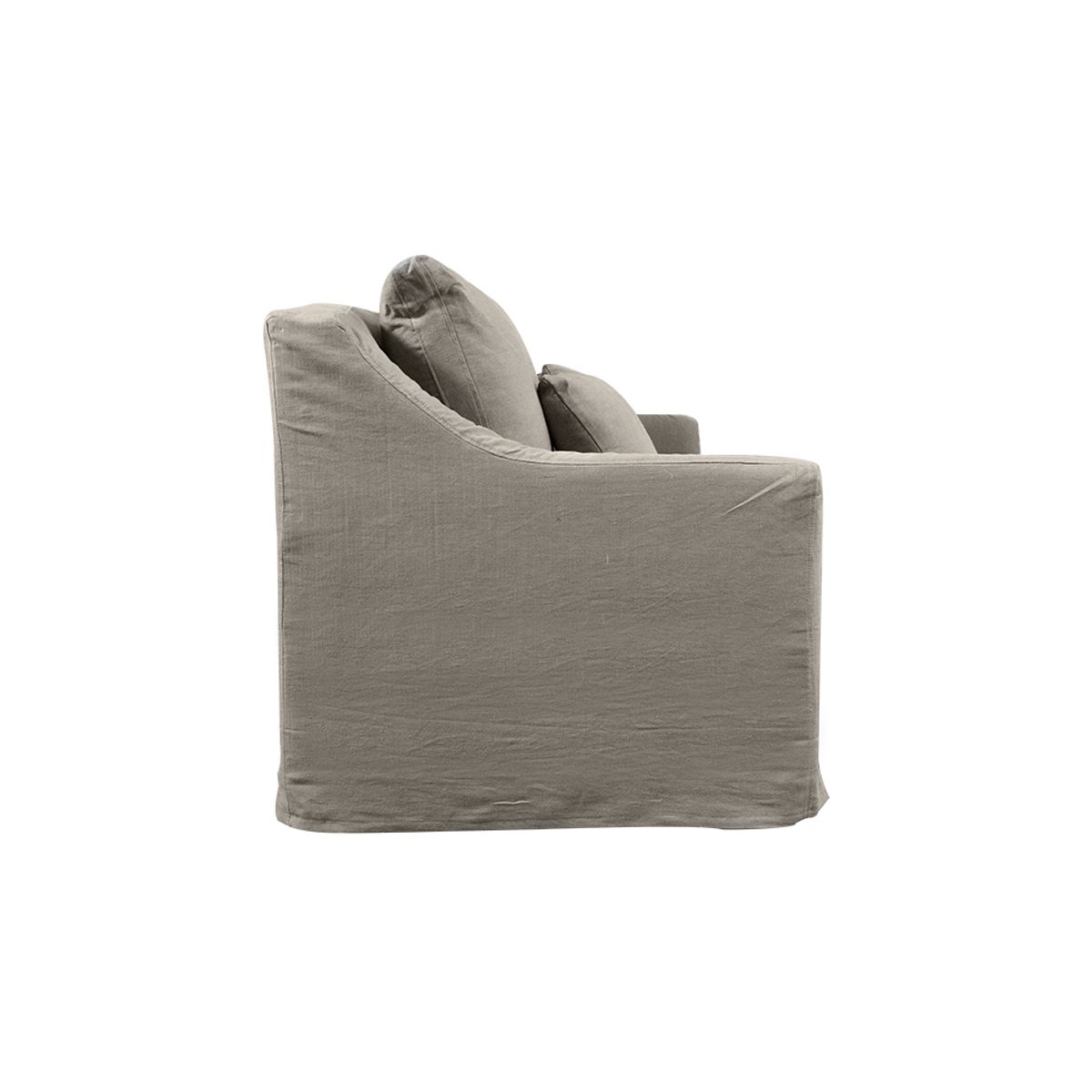 SOFAS HOME - SOFA LIRCAY CHENILLE GRIS PIEDRA 3C