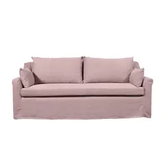 SOFAS HOME - SOFA LIRCAY LINO PALO ROSA 3C