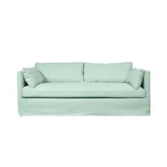 SOFAS HOME - SOFA QUEPE CHENILLE AGUA 3C