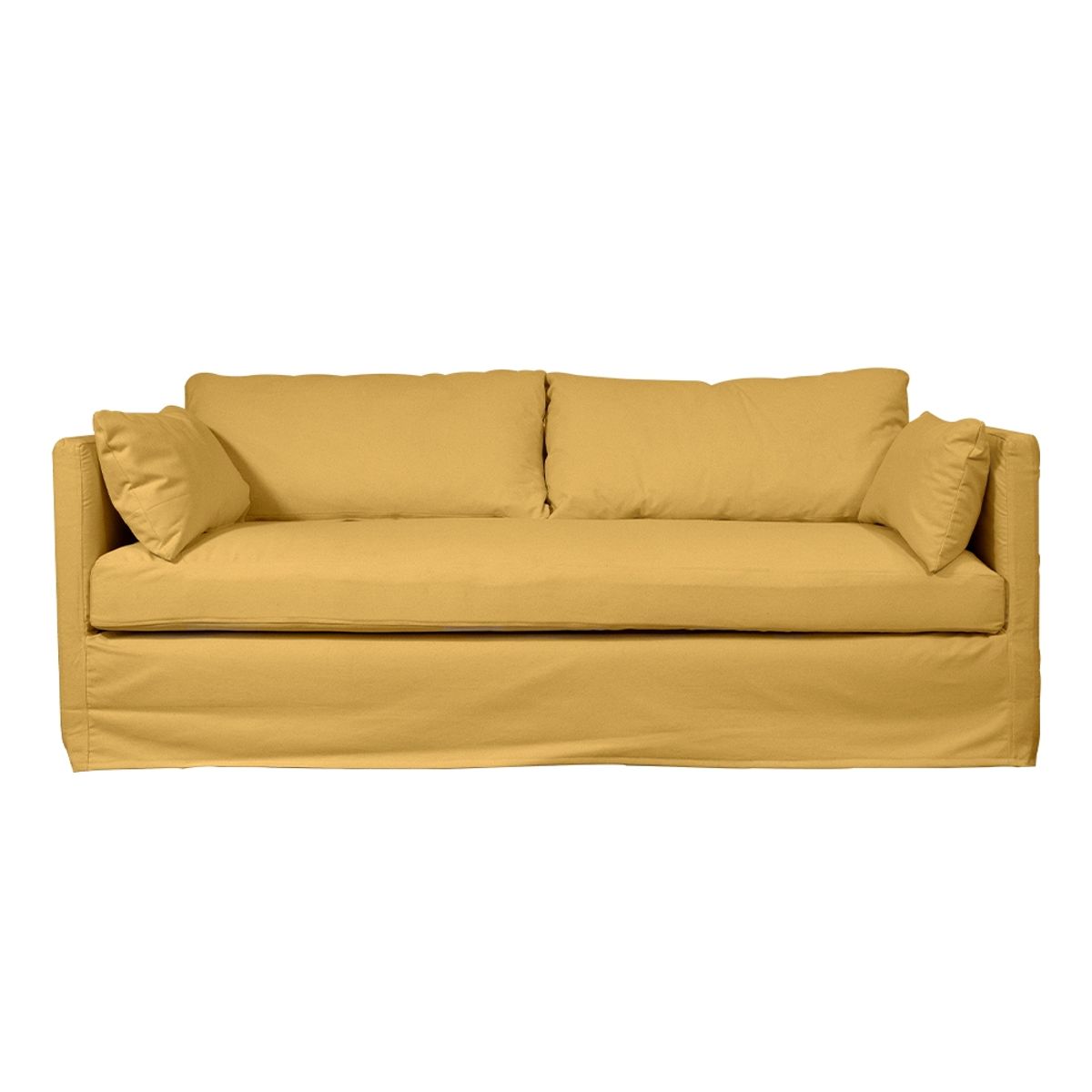SOFAS HOME - SOFA QUEPE LINO AZAFRAN 3C