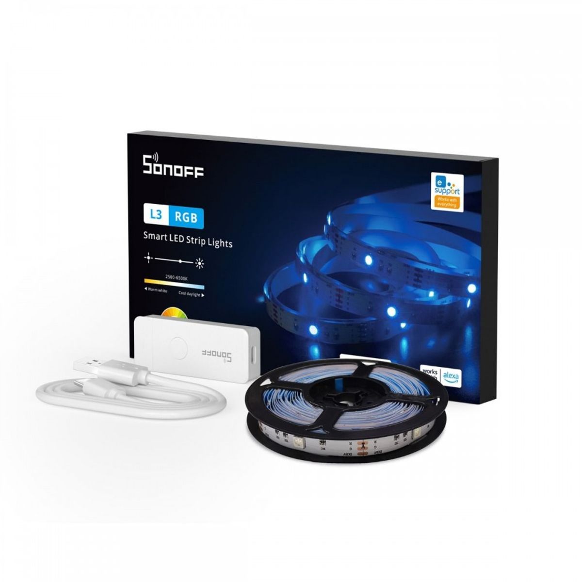 SONOFF - Tira Led Wifi RGB Sonoff L3 5m IP20