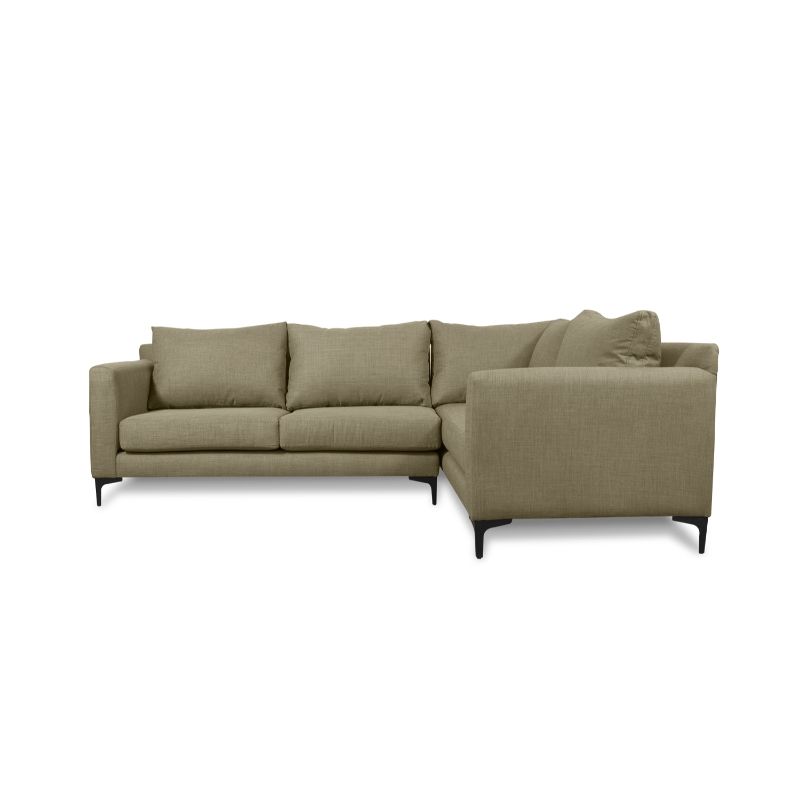 SOFAS HOME - SECCIONAL ALANNA FELPA BEIGE