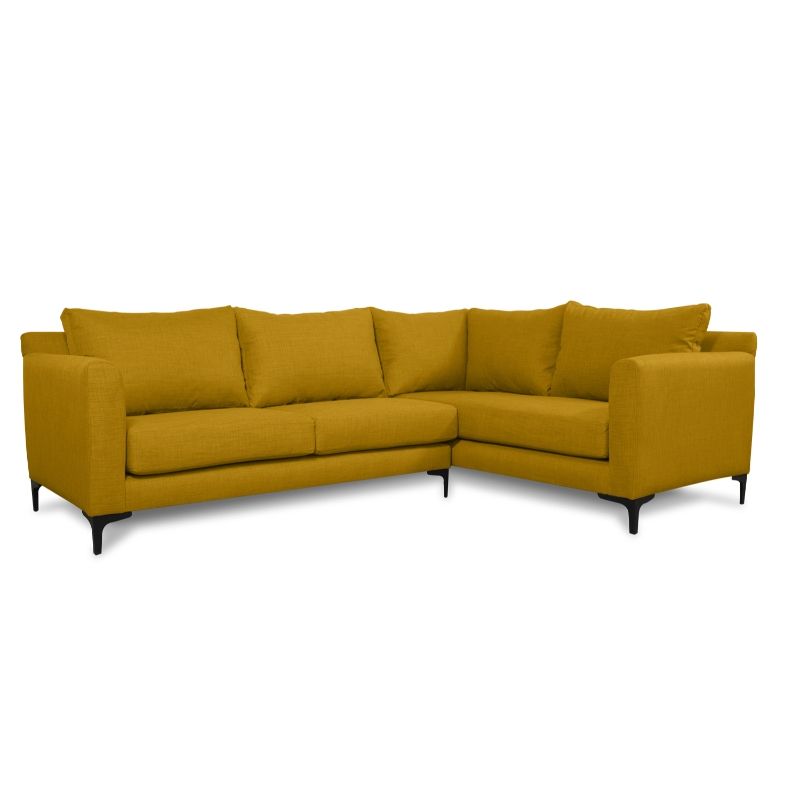 SOFAS HOME - SECCIONAL ALANNA FELPA AMBARINO