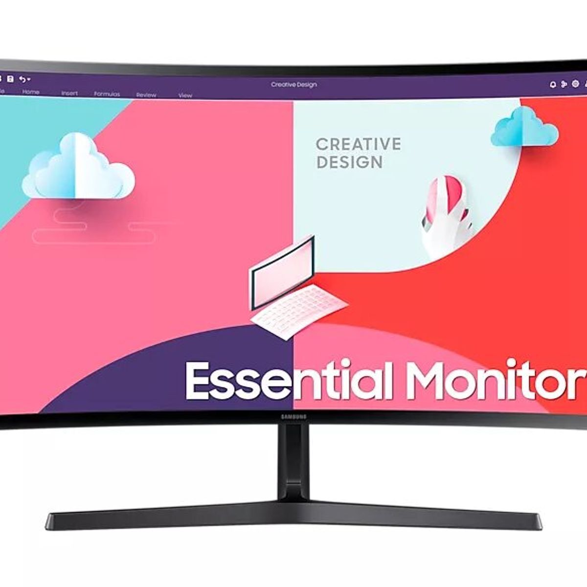 SAMSUNG - Monitor Curvo Samsung S24C366EAL 24 VA Full HD FreeSync