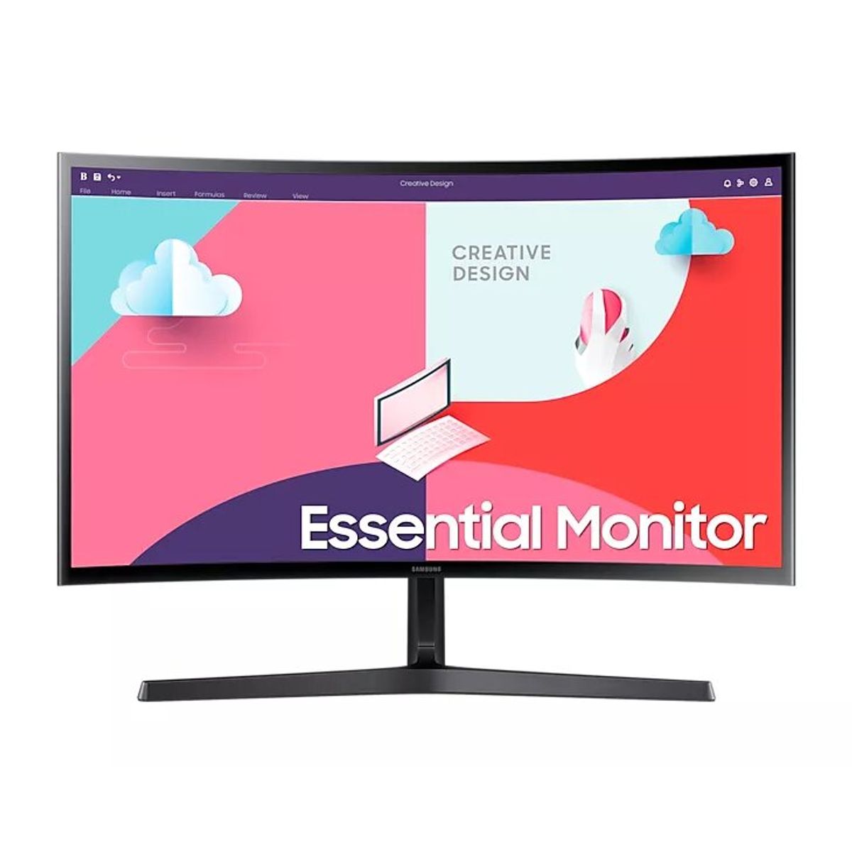 SAMSUNG - Monitor Curvo Samsung S24C366EAL 24 VA Full HD FreeSync