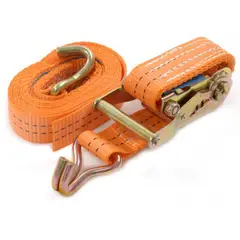 MOHICAN - Eslinga Con Hebilla 100 Mm X 15mt Con Gancho Tipo Jj