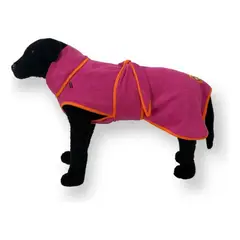 GENERICO - Capa Toalla Para Perro Tela Absorbente De Microfibra - Fucsia - S