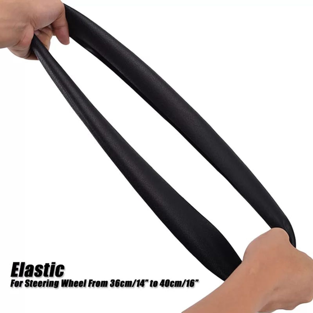 GENERICO - Funda cubre Volante de silicona para autos elastico