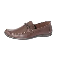 VIA FRANCA - Mocasín Para Hombre Color Café Oscuro