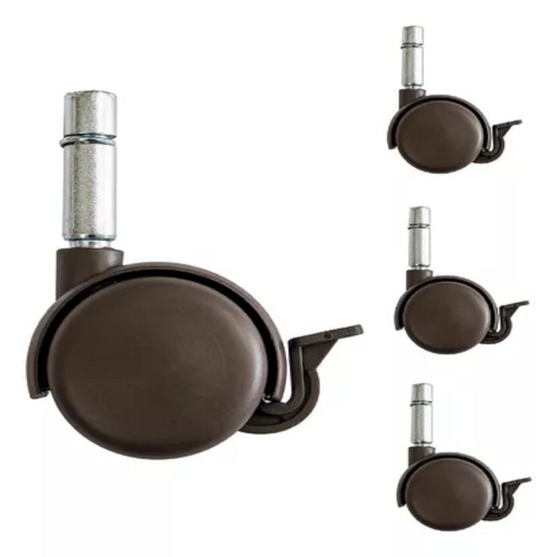 ROSEN - Pack 4 Ruedas De Cama Nido Rosen Cic - Vastago 1.2 Cm