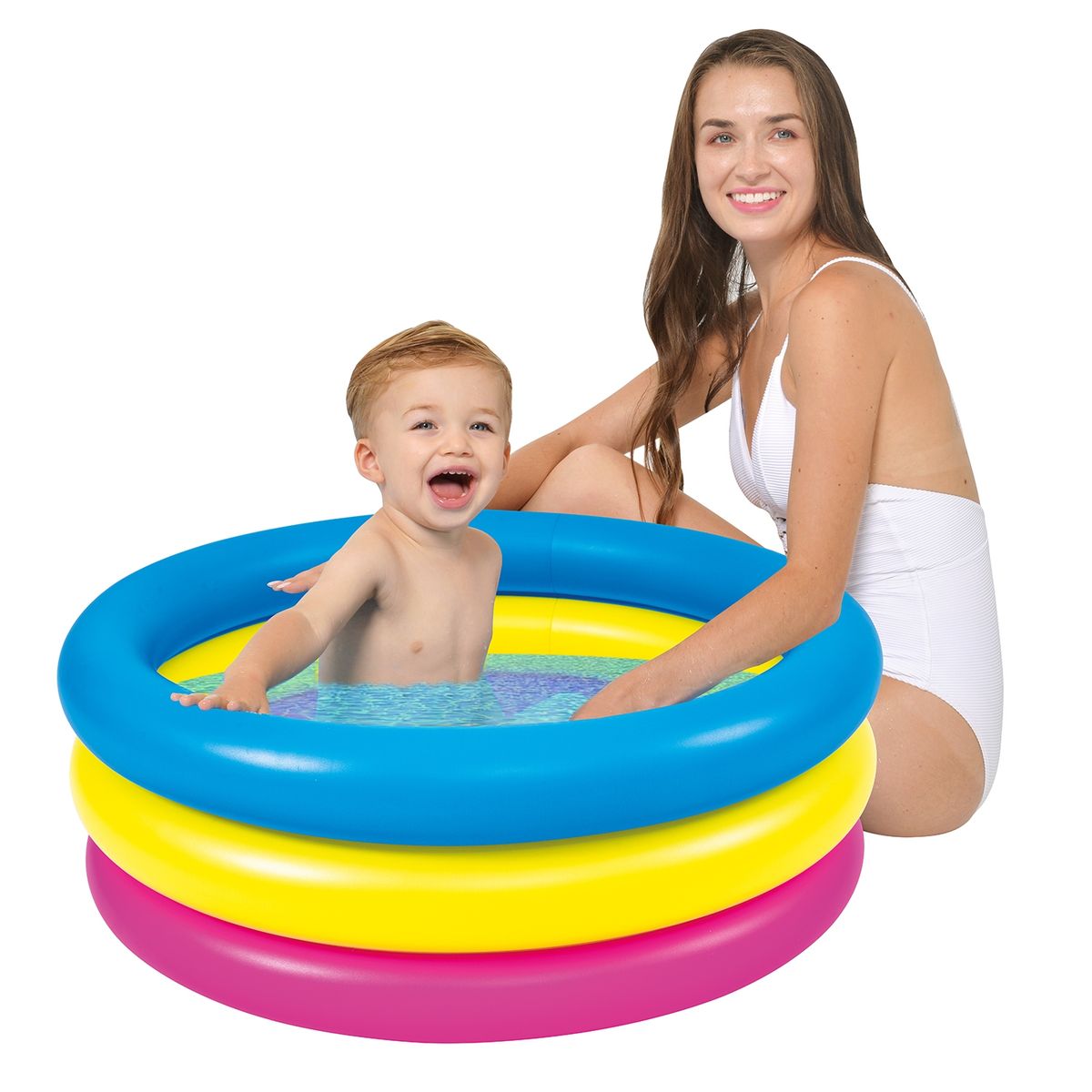 SUNCLUB - Piscina Infantil Redonda 66 L 25x76 Cm
