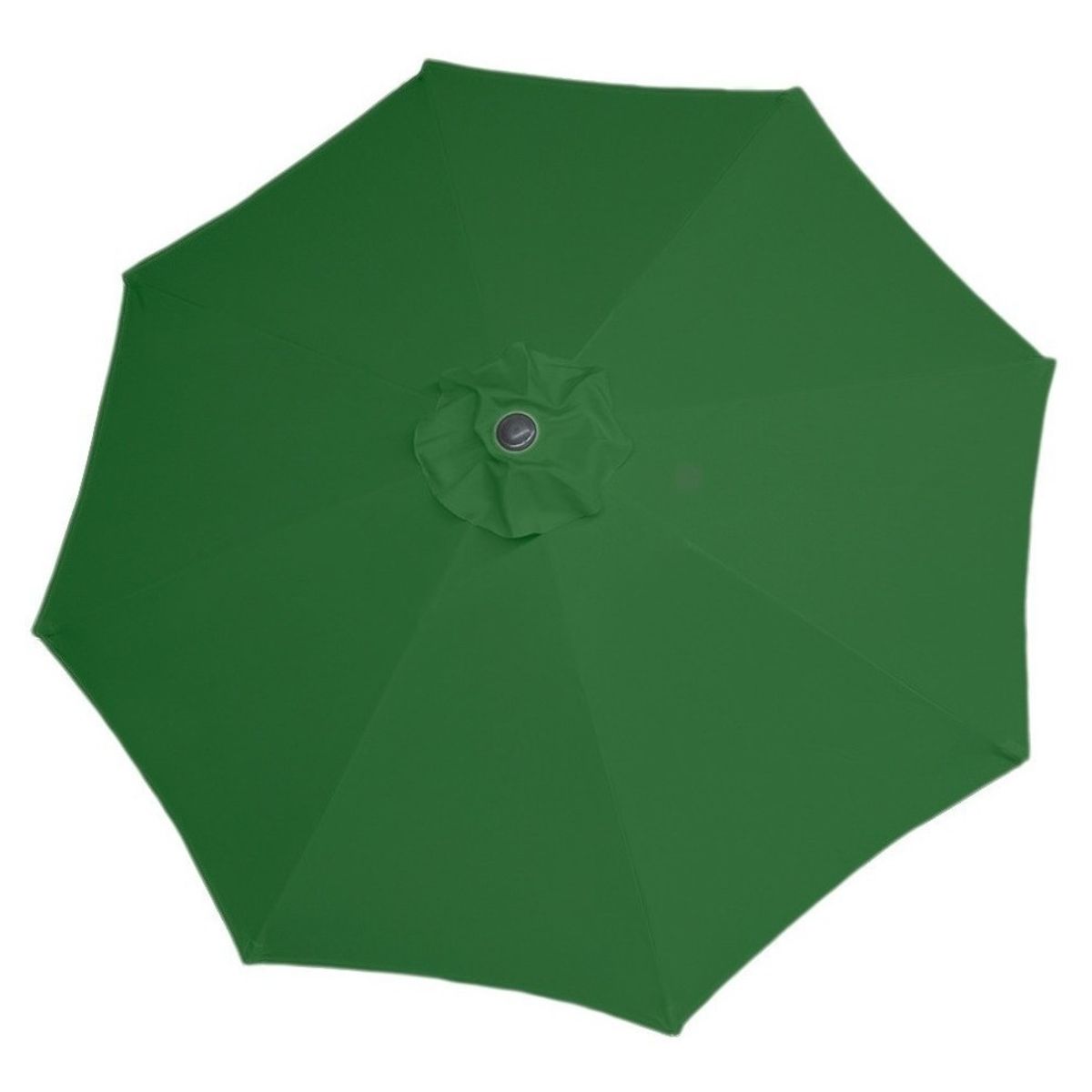 JARDIMEX - Quitasol 27m Redondo Plegable Ajustable Sombrilla Verde.