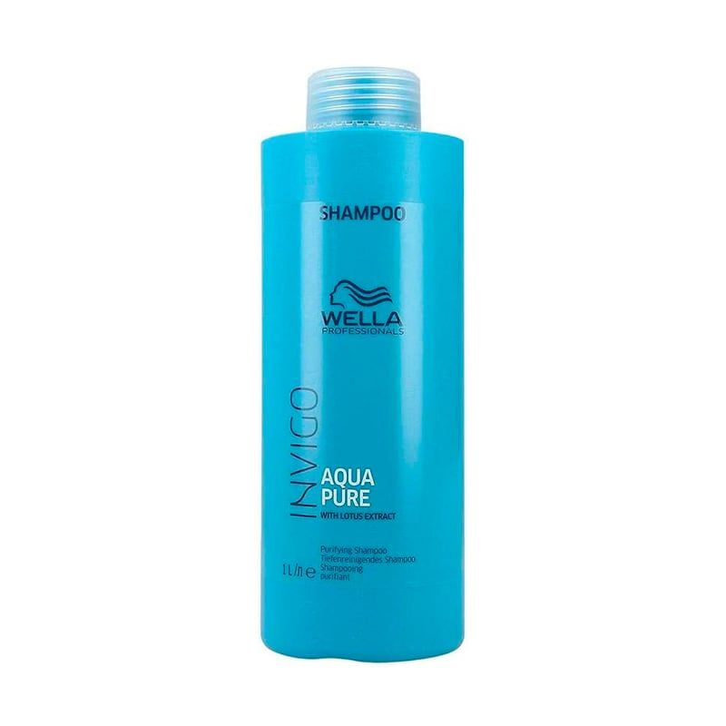WELLA - Shampoo  Professional Aqua Purê Invigo En Botella Wella 1000ml