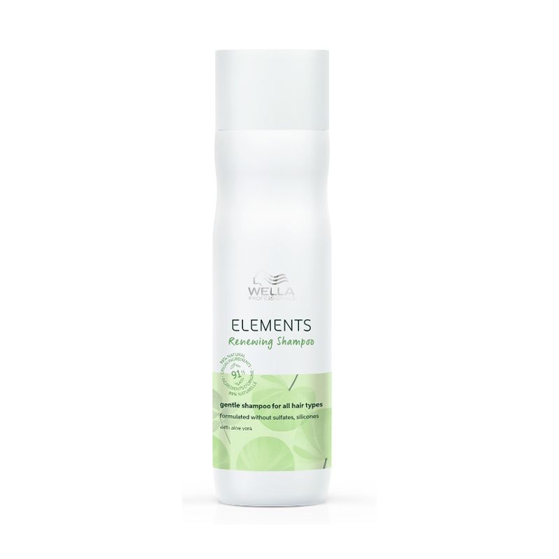 WELLA - Shampoo Elements Limpieza Suave Y Profunda  Wella 250 Ml