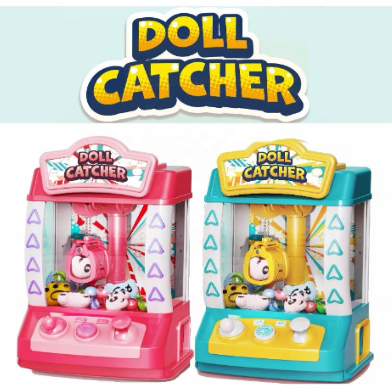 GENERICO - Juguete Mini Máquina Saca Peluches + Accesorios Celeste…