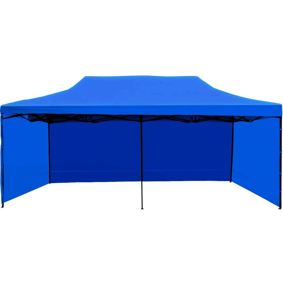 JARDIMEX - Toldo 6x3 Paredes Lateral Impermeable Araña Ajustable Azul