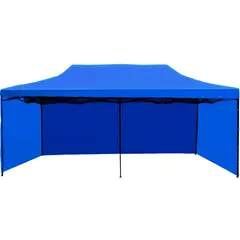 JARDIMEX - Toldo 3x6 Paredes Lateral Impermeable Araña Ajustable Azul
