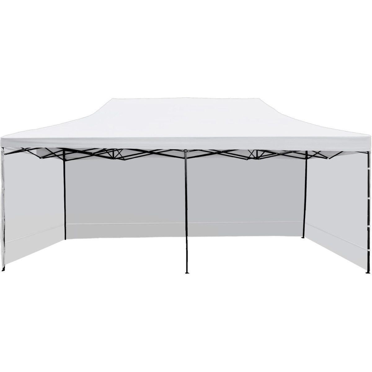 JARDIMEX - Toldo Araña Plegable 3x6 Azul Impermeable Filtro UV Paredes Jardimex