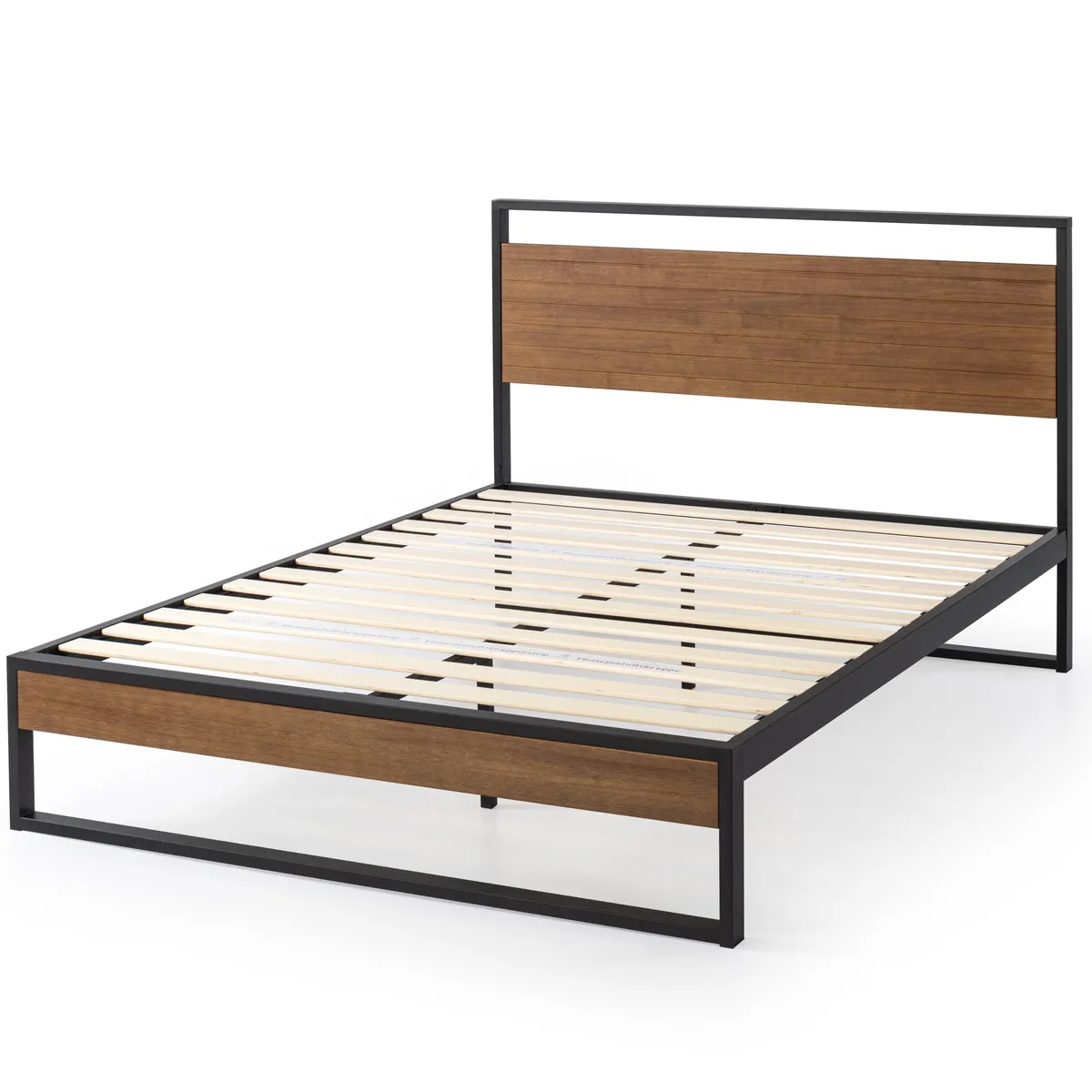 ZINUS - Base cama con respaldo SUZANNE Zinus 2 plazas 150x190x36cm