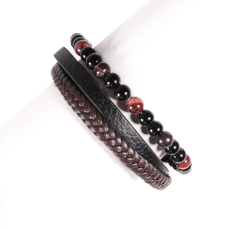 GINO RODINIS - Brazalete de cuero B286 Gino Rodinis