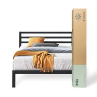 Base de cama con respaldo MIA 2 plazas 150x190x36cm