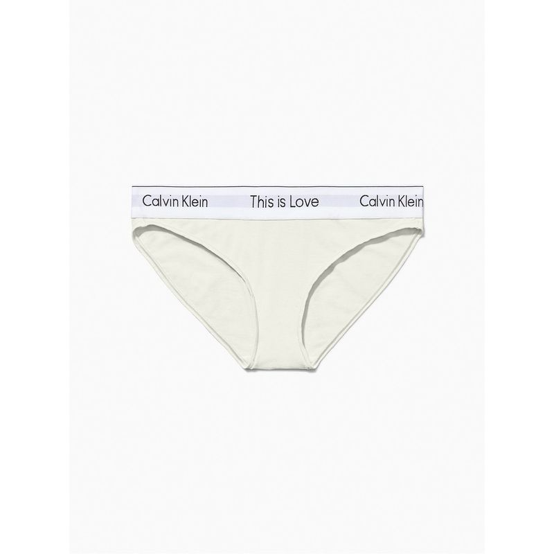 CALVIN KLEIN - Calzón Bikini - Modern Cotton Crema Calvin Klein