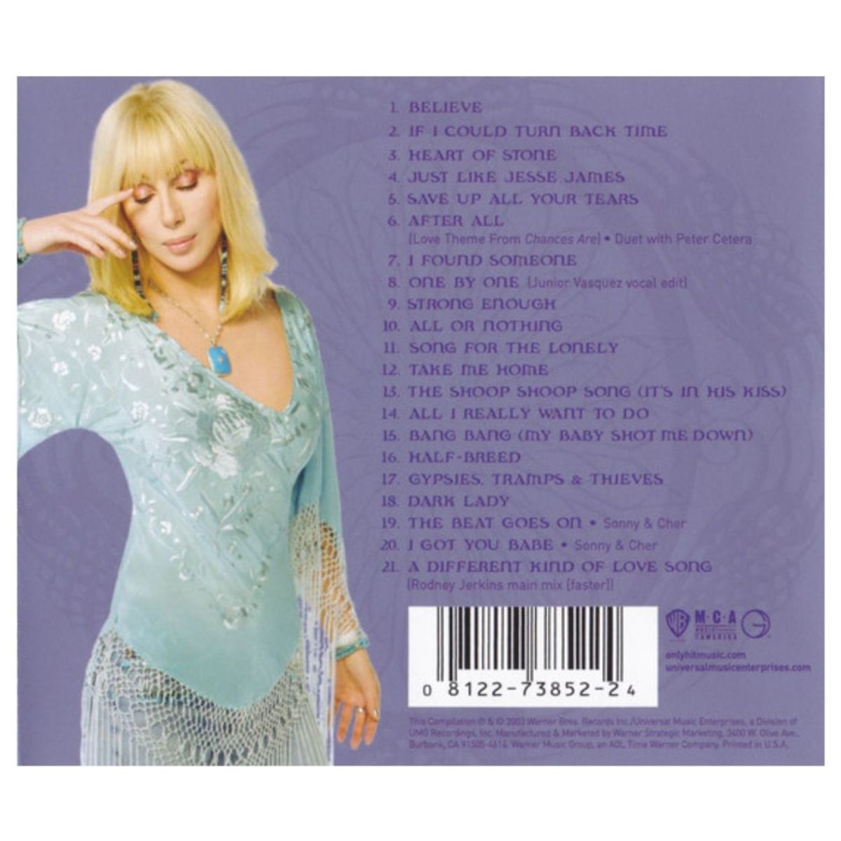 HITWAY MUSIC - CHER - VERY BEST OF CHER - CD HITWAY MUSIC
