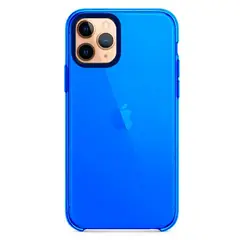 GENERICO - Carcasa para Iphone 11 color Fluor azul