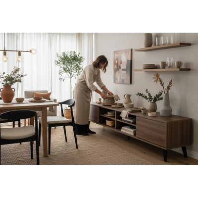 Imagen 2 del producto Rack tv 85 bajo atacama ee cafe