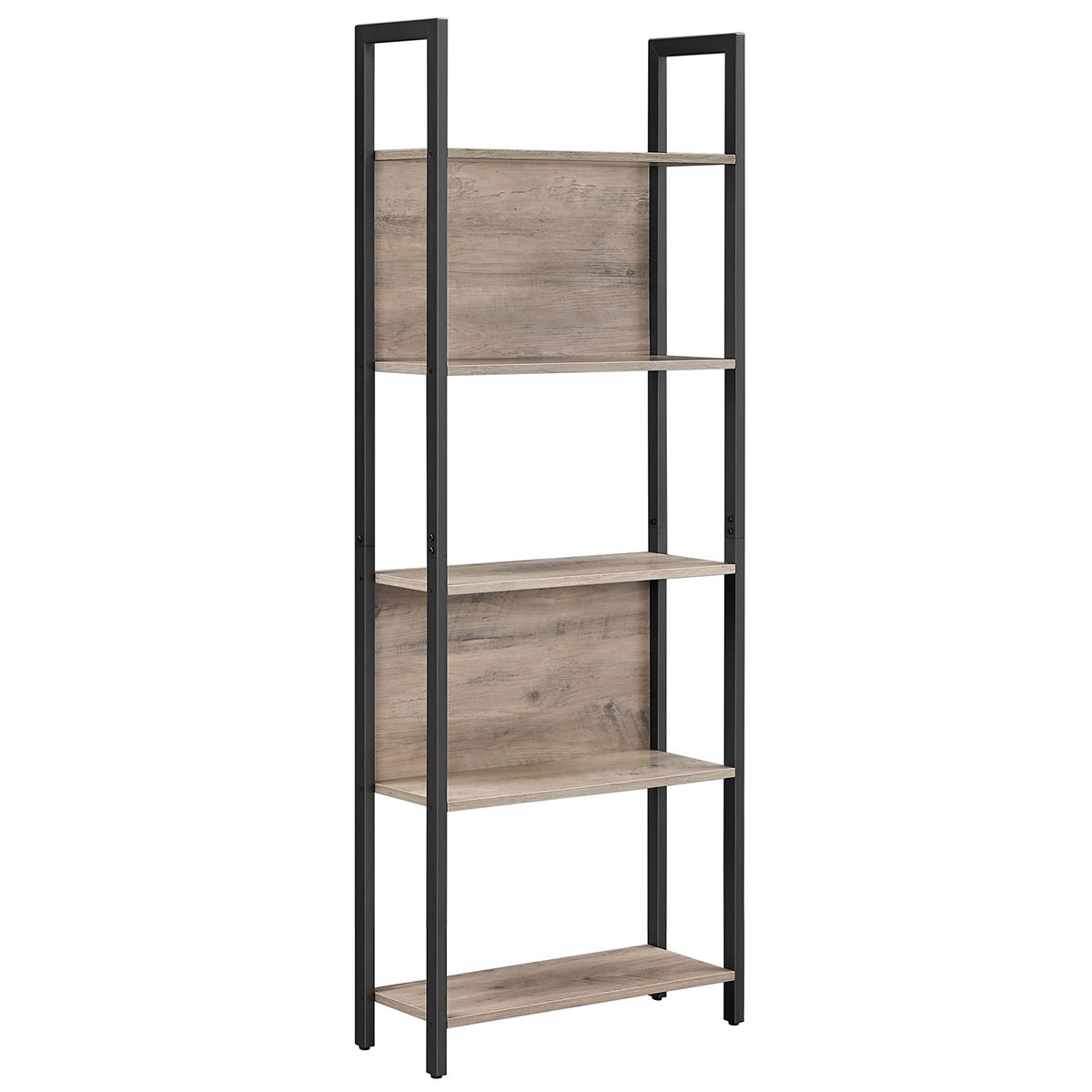 VASAGLE - Estante Librero 5 niveles Gris