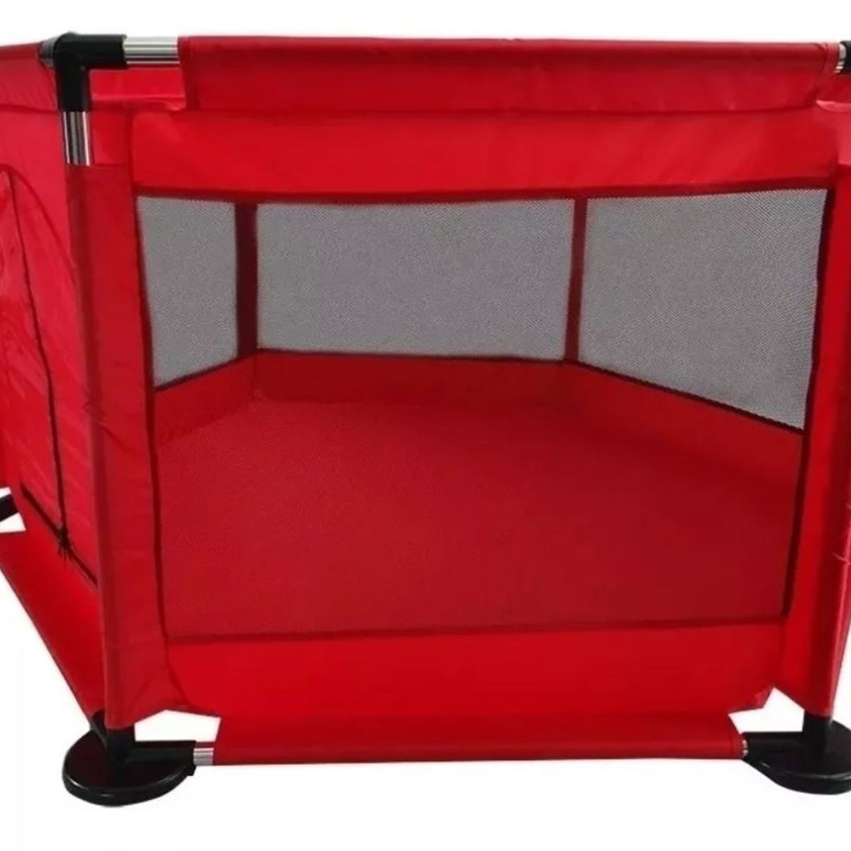 GENERICO - Corral de Seguridad Hexagonal Para Bebes Rojo
