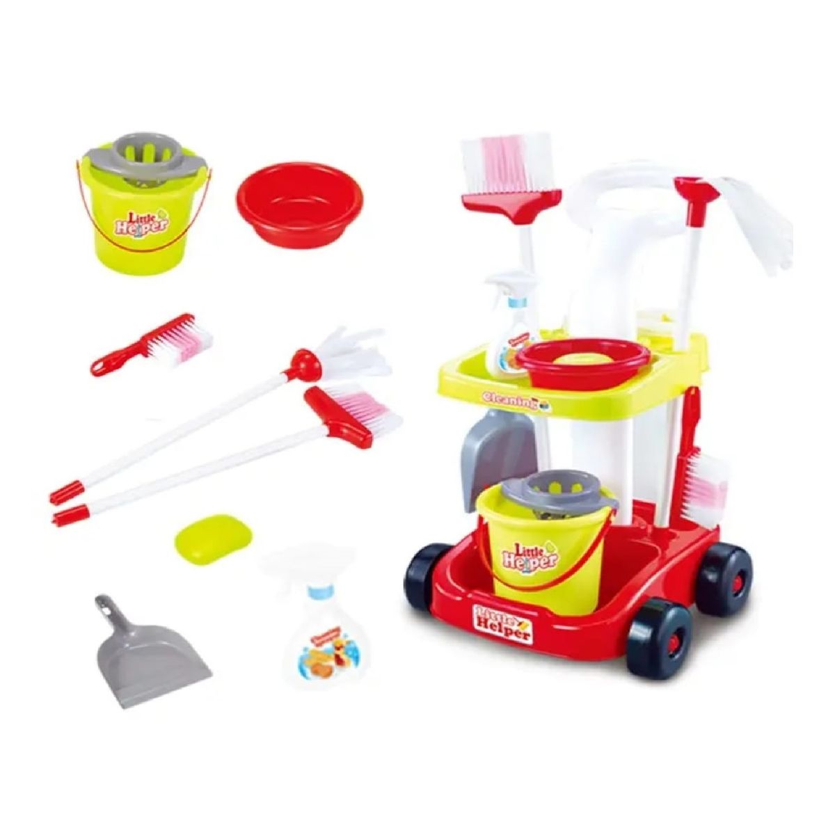 GENERICO - Set infantil y didáctico de limpieza