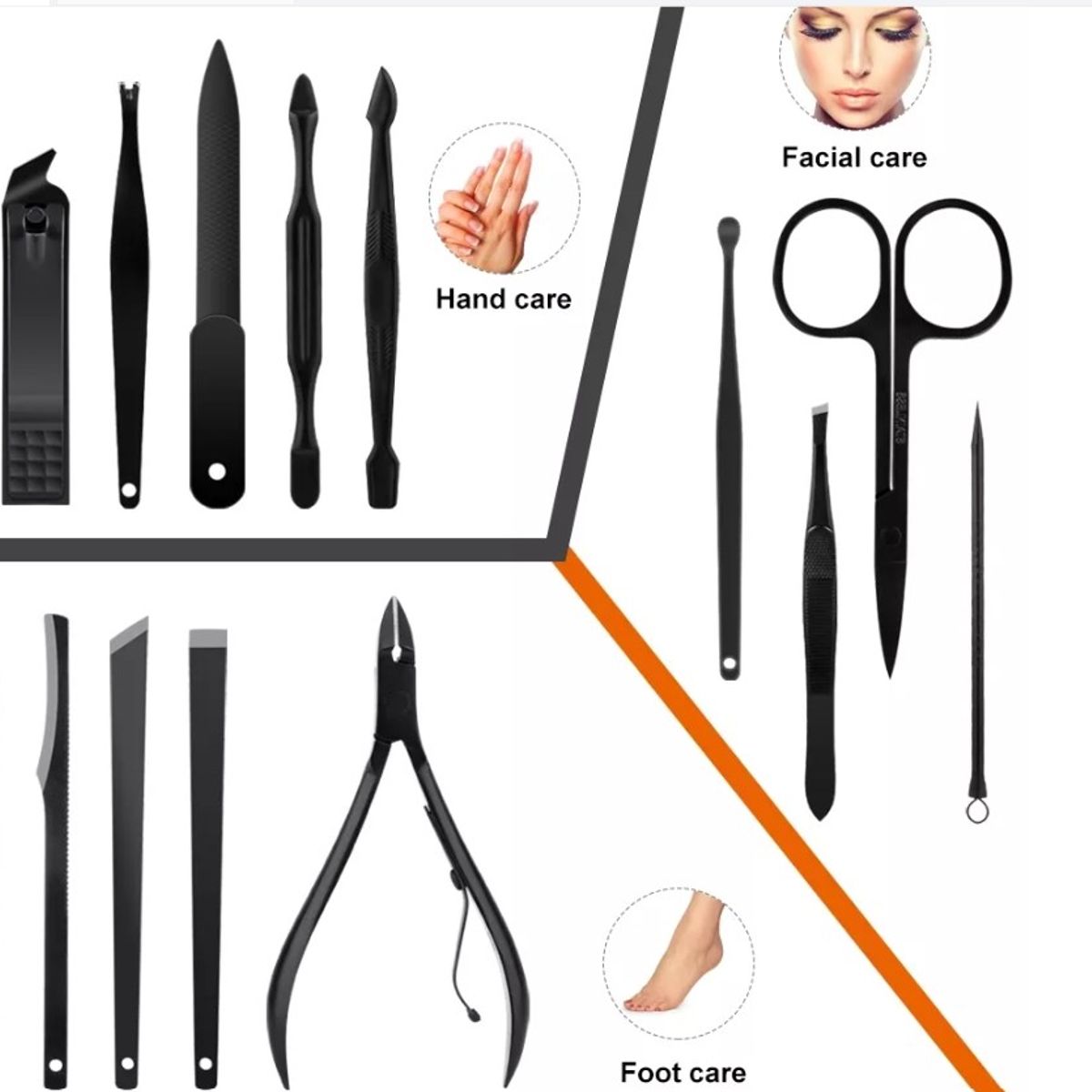 GENERICO - Set De Manicure Y Pedicure De 15 Piezas